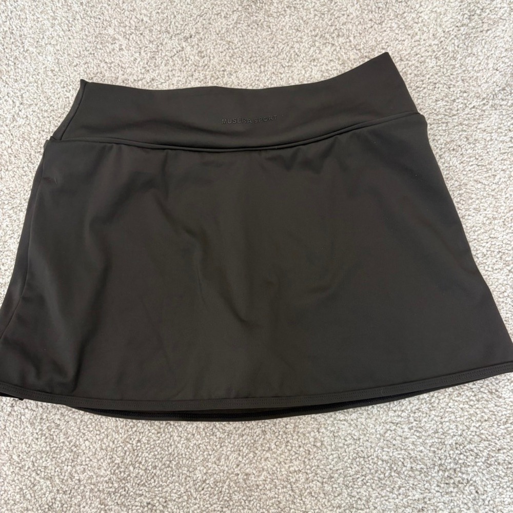 Musera Sport Athletic Skort Womens M Black Mini Tennis Prep Pickleball Active - Picture 5 of 6